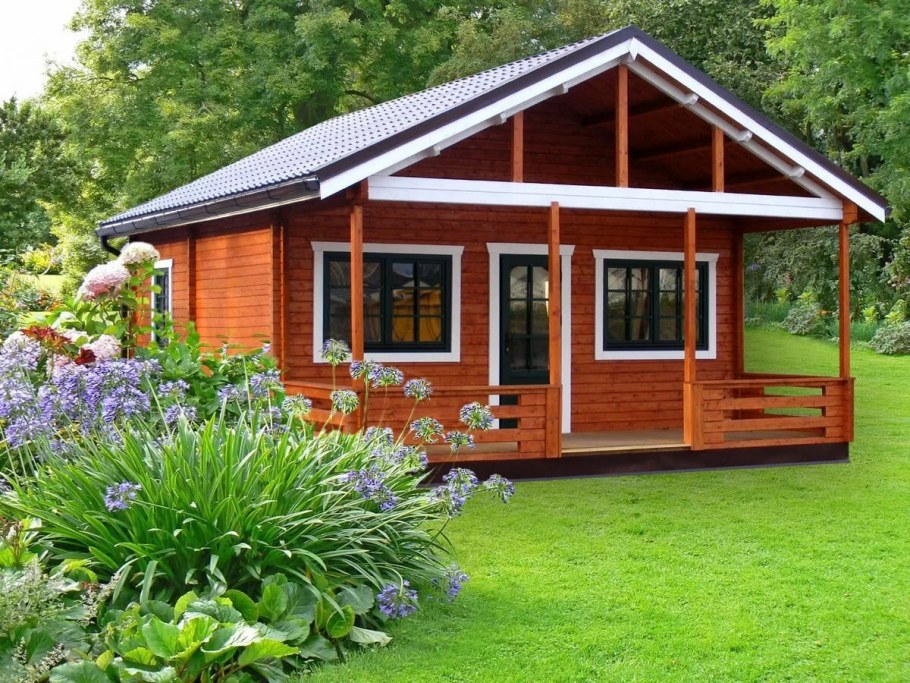 Красивые дачные домики