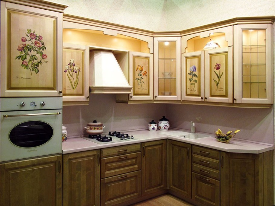 Окрашенные мебельные фасады