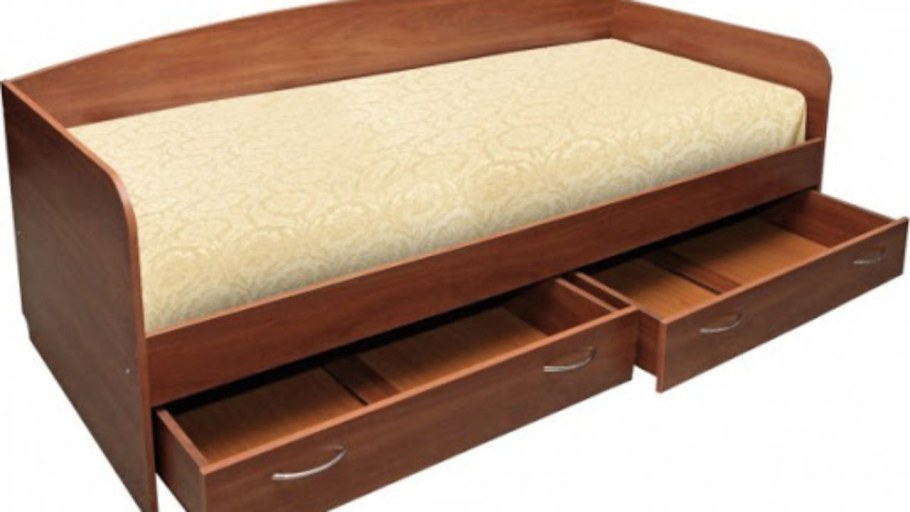 Тахта 110см с 2 выдвижными ящиками Лаура