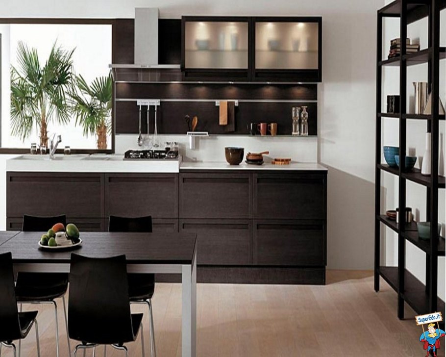 Кухня шоколад Леруа Мерлен