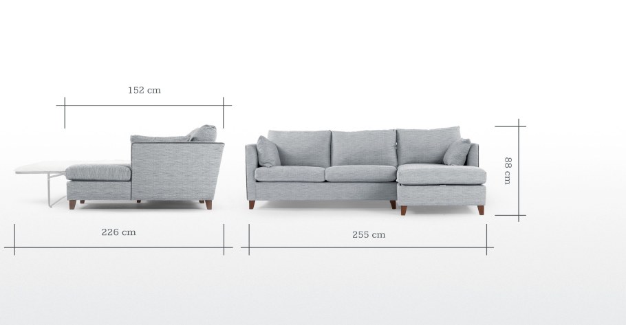 Трехместный диван Размеры