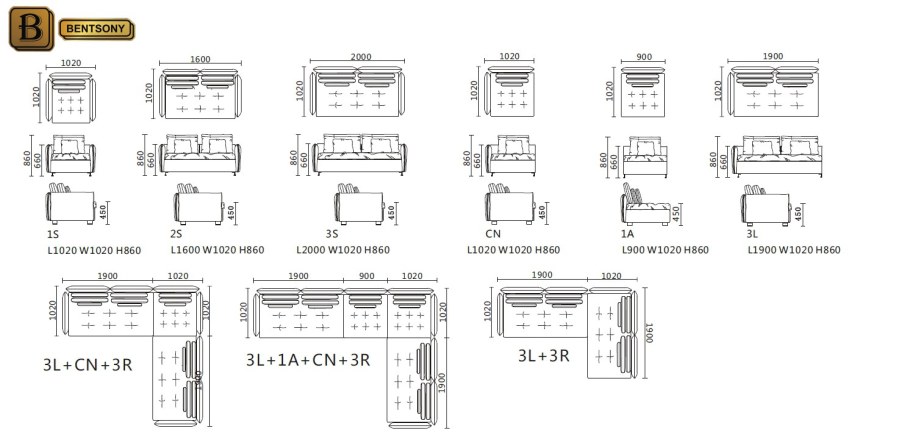 L860-gl Размеры
