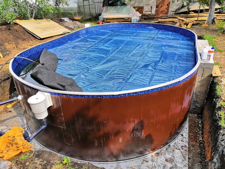 Стальной морозоустойчивый бассейн Лагуна