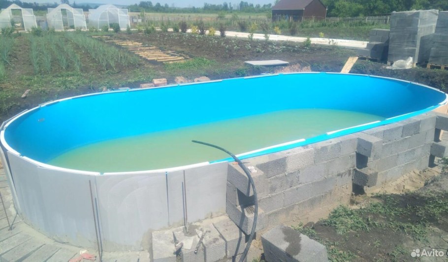 Бассейн Лагуна морозоустойчивый овальный 3. 05