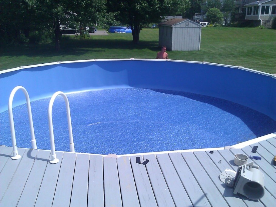 Вкопанный бассейн Интекс