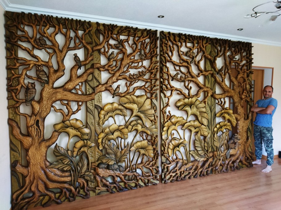 Фанерное панно на стену