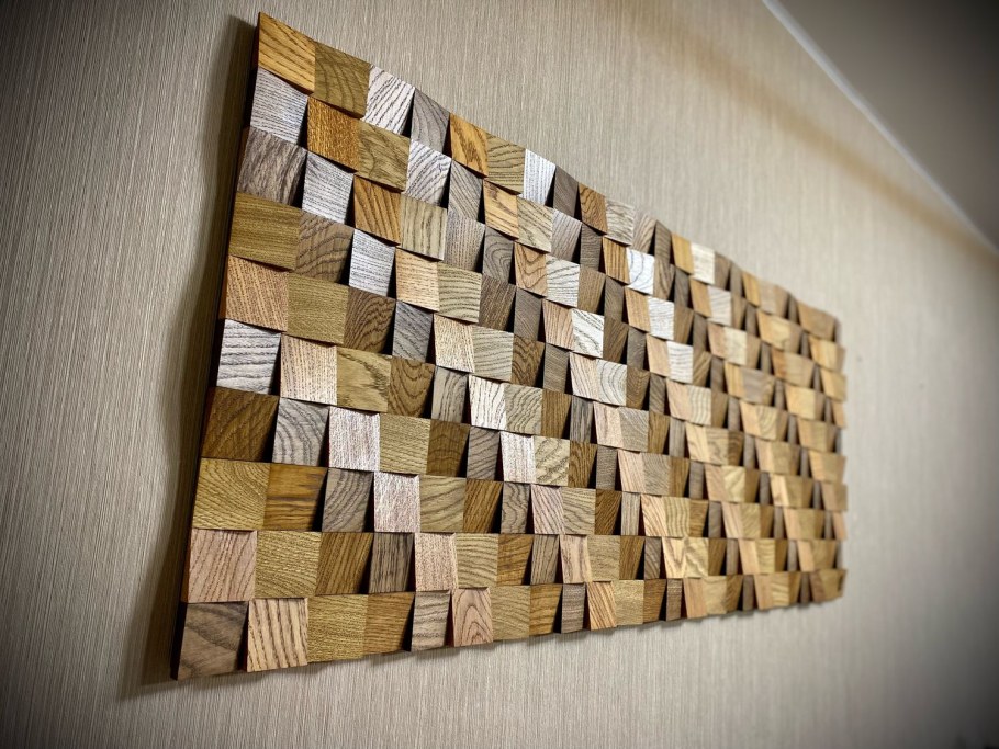Панно из дуба на стену