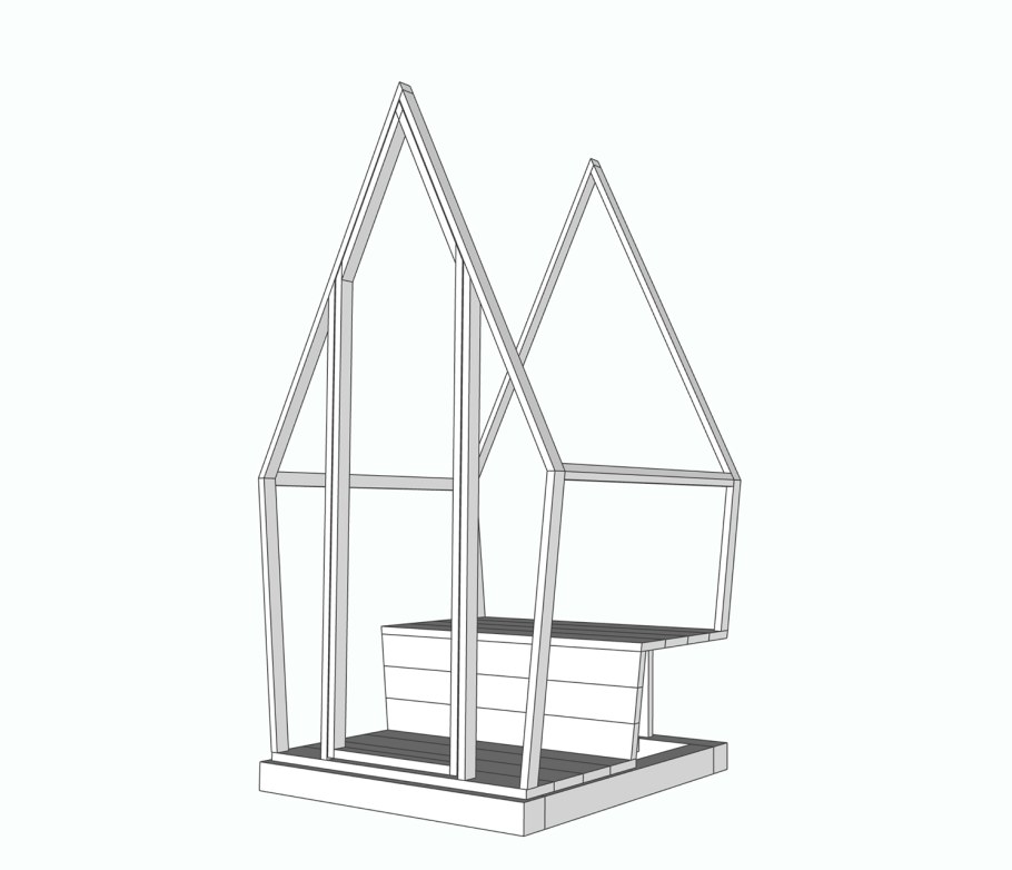 Туалет на 4 очка типовой проект