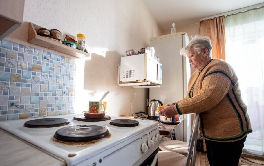 Старая комната без ремонта