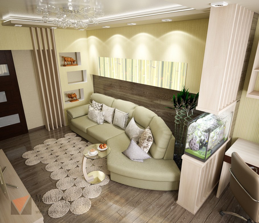 Интерьер 3х комнатной квартиры