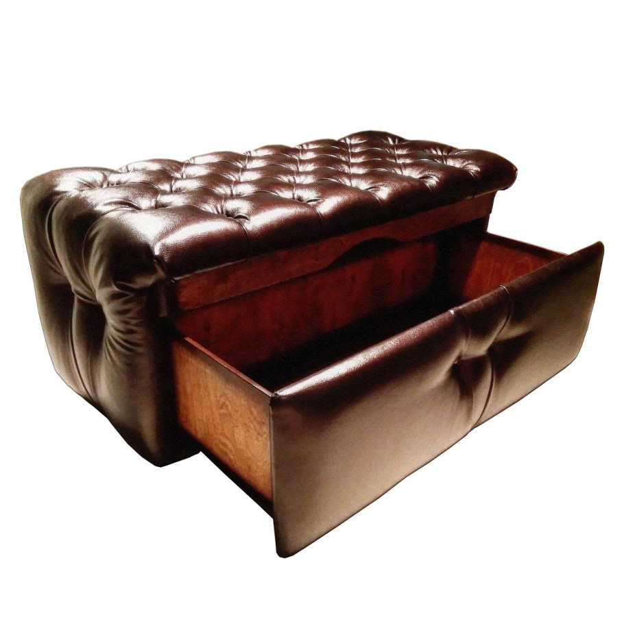 Пуфики в прихожую с ящиком для хранения