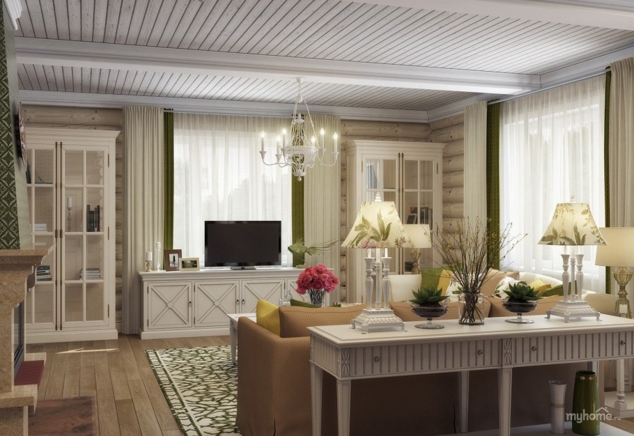 Кухня в древестном стиле