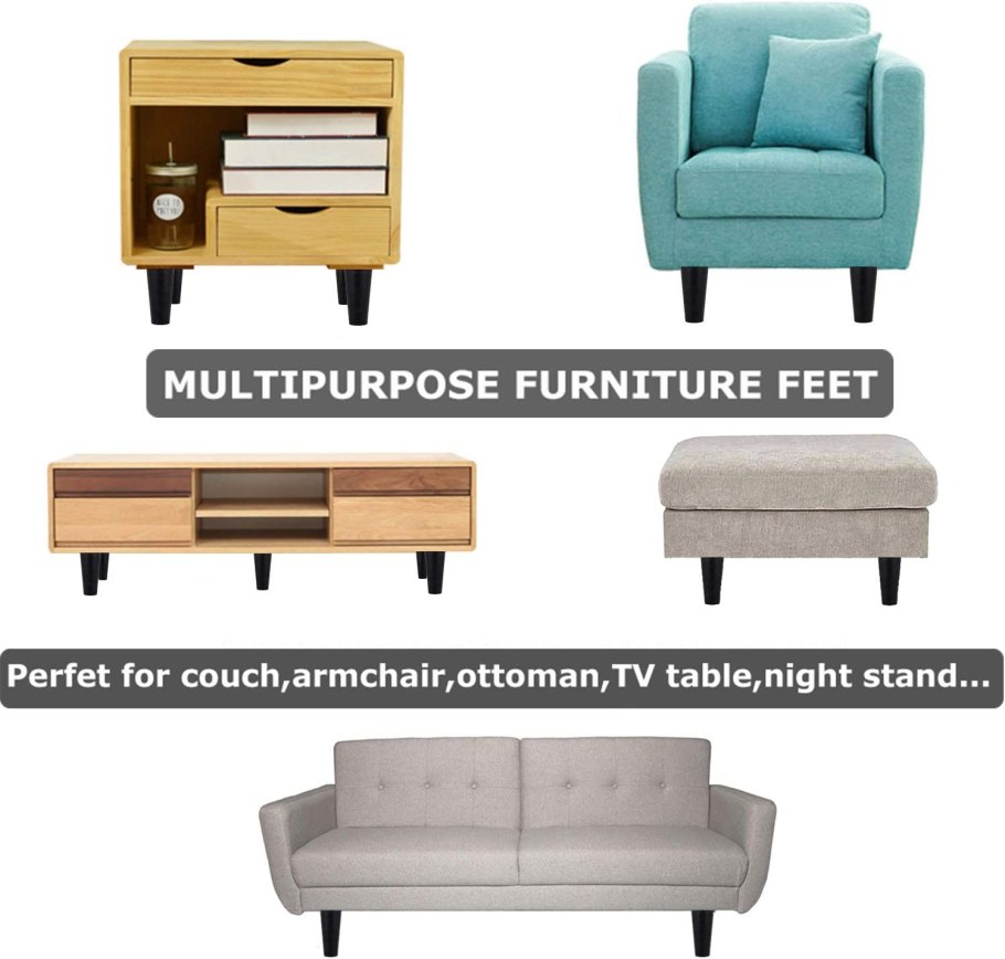 Ножки для дивана своими руками