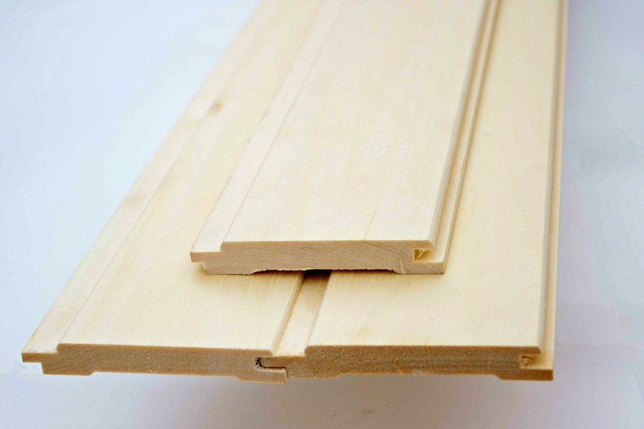 Вагонка липа сорт "Экстра" (0,015*0,9*2,0 м)