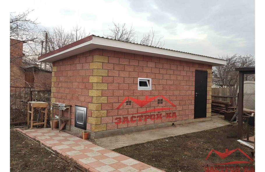 Кирпичная баня 6х6