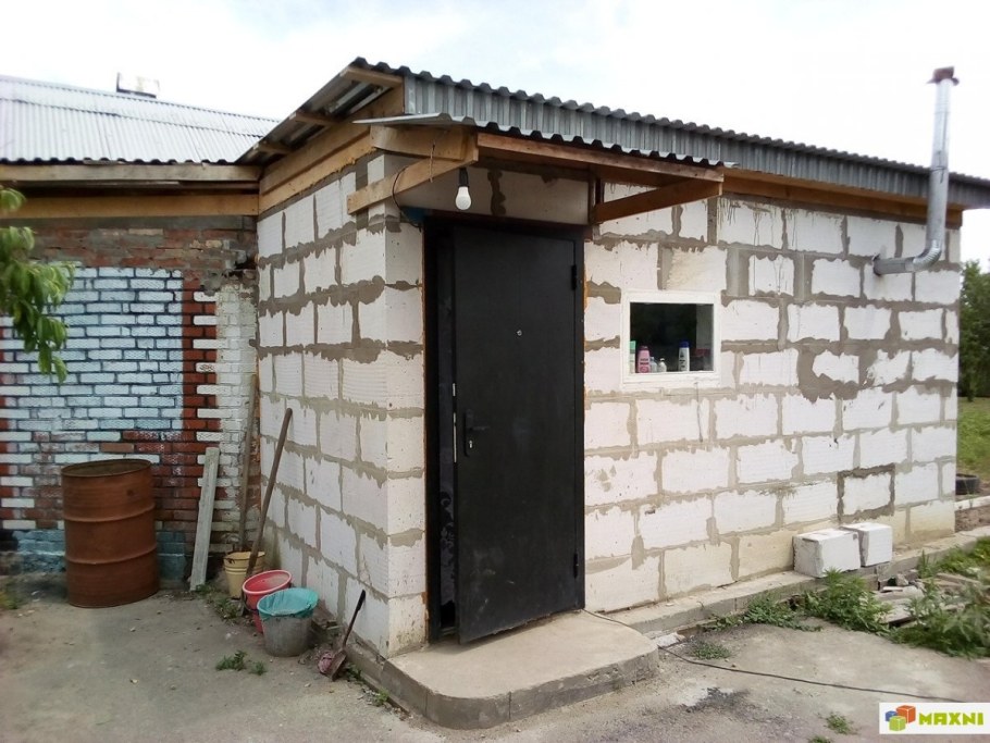 Проект бани 5х4 из пеноблоков