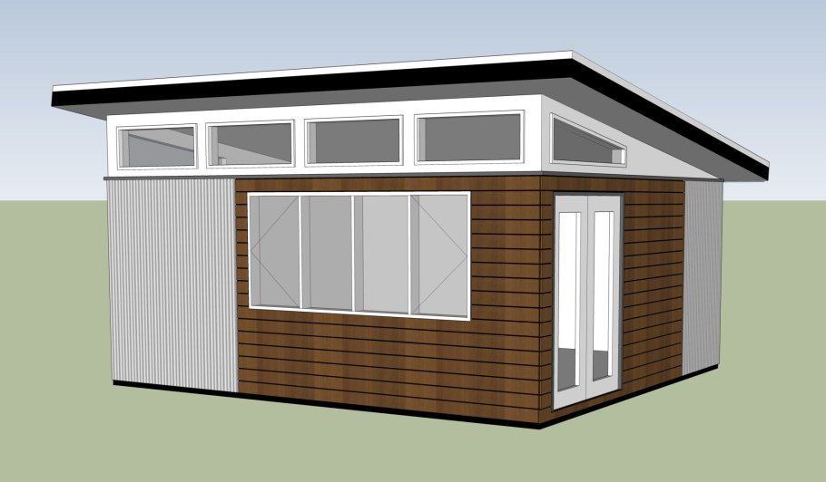 Скандинавский дом 80 кв метров с односкатной крышей