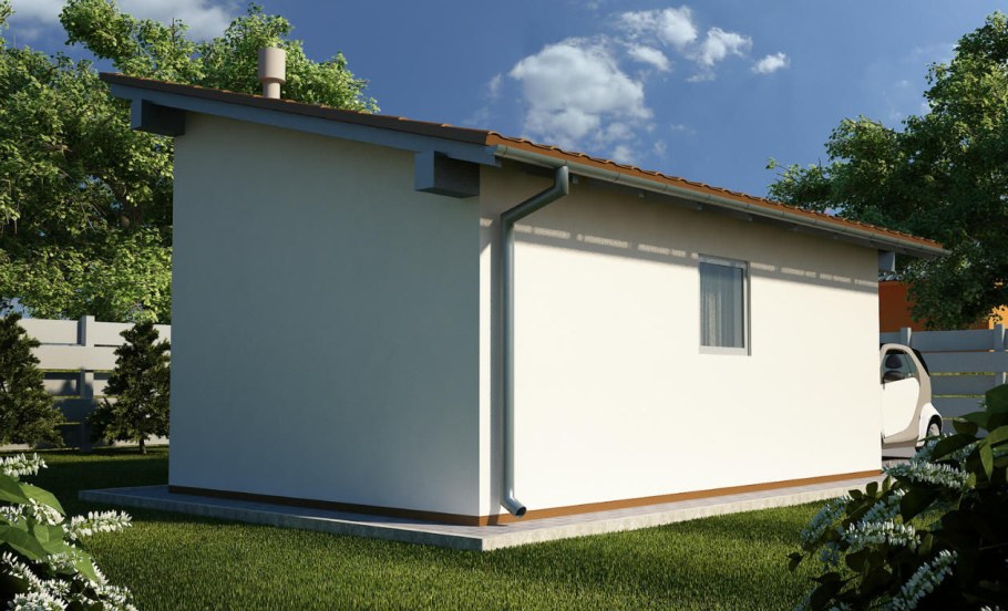 Гараж из пеноблоков