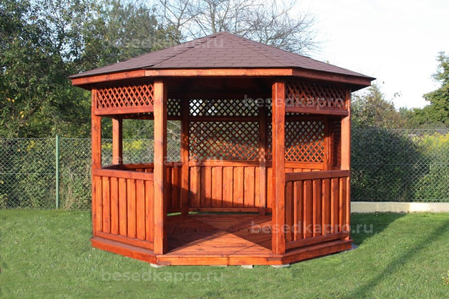 Беседка из бруса