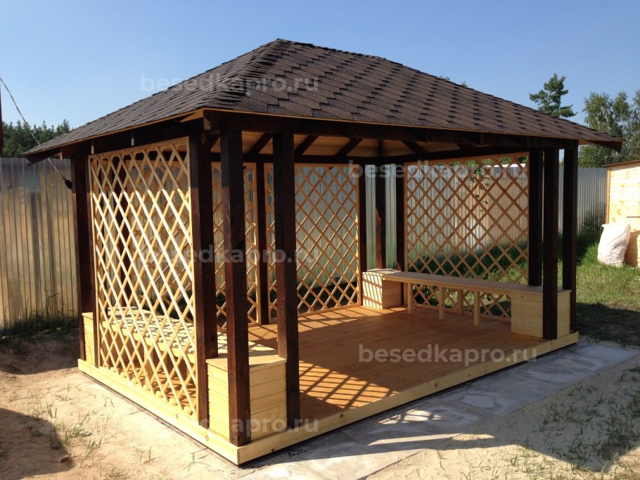 Деревянные беседки