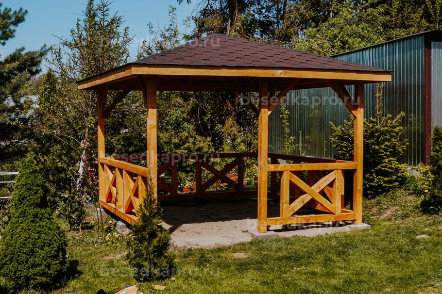 Каркас беседки 3на4
