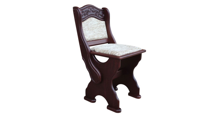 Табурет 345х345мм массив ольха