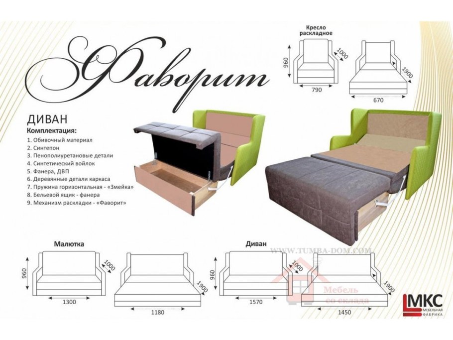 Сборка дивана Соня