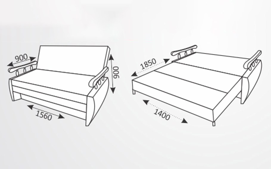 Диван кровать Малютка конструкция