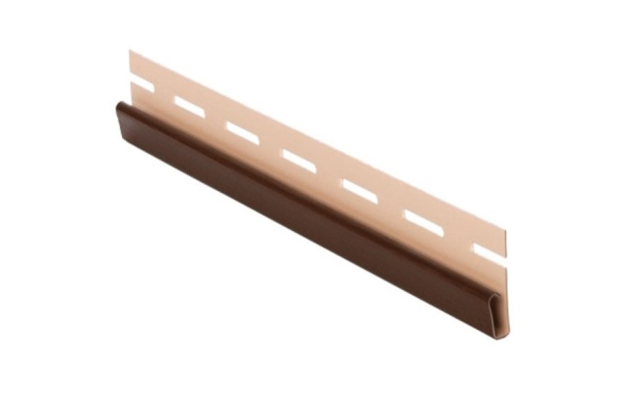 Планка j-профиль Альта-профиль 3 м коричневый