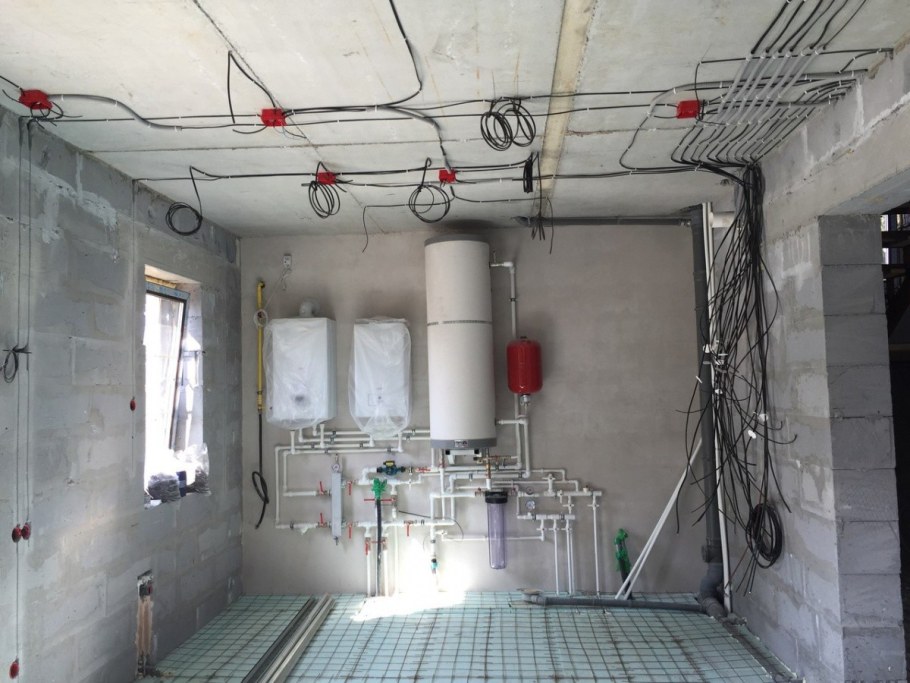 Черновая отделка двухкомнатной квартиры