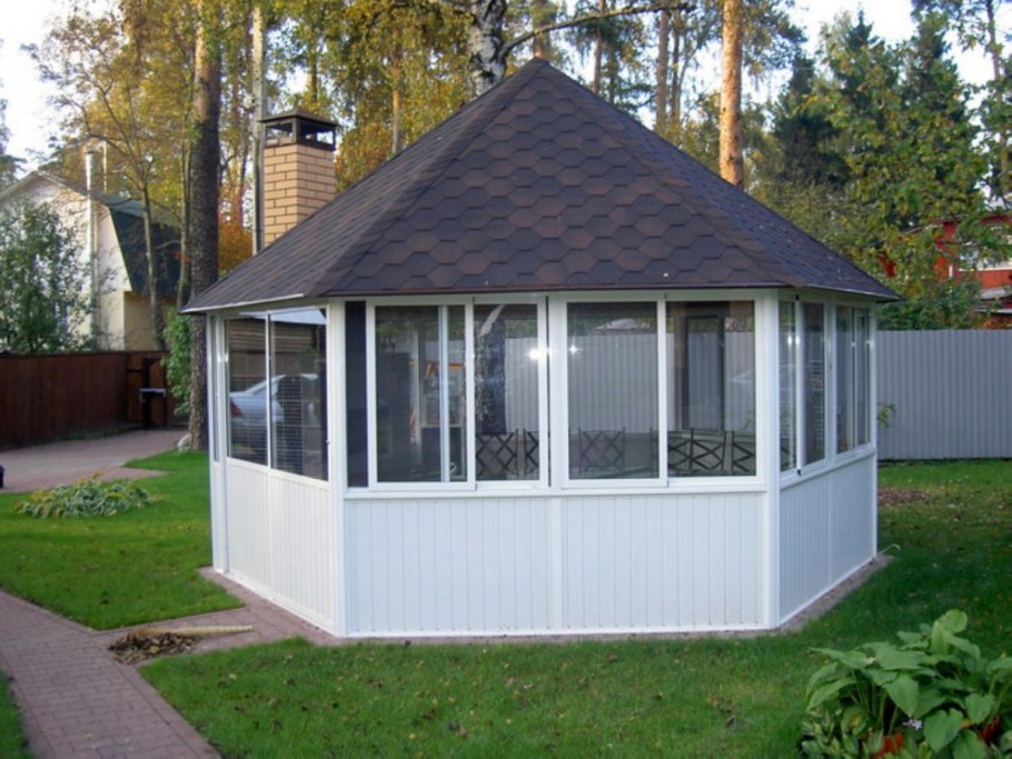 Беседка Садовая деревянная