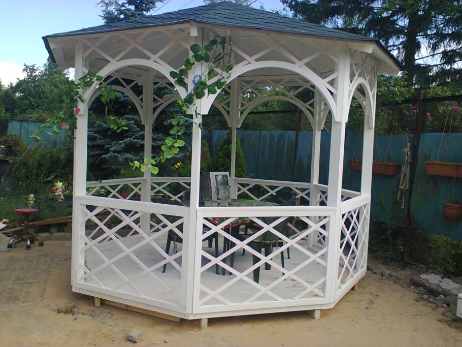 Беседка павильон для дачи