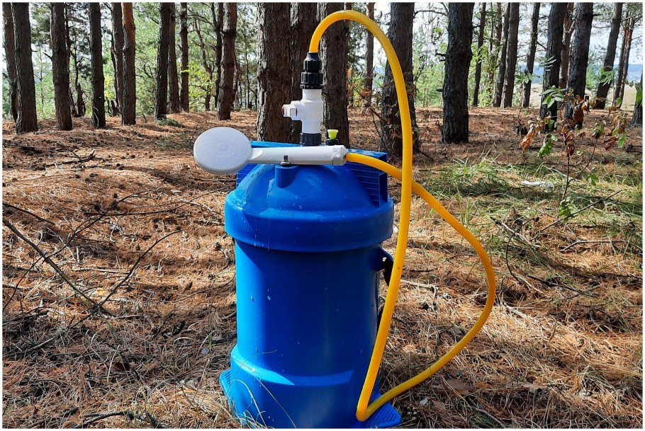 Душ автомобильный с насосом 12 вольт