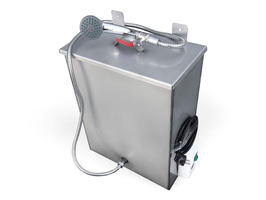 Бак для душа квадратный "Посейдон" 150 литров с подогревом