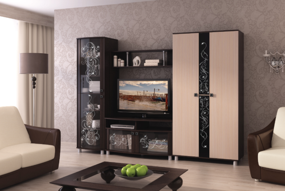 Стенка Вега венге дуб