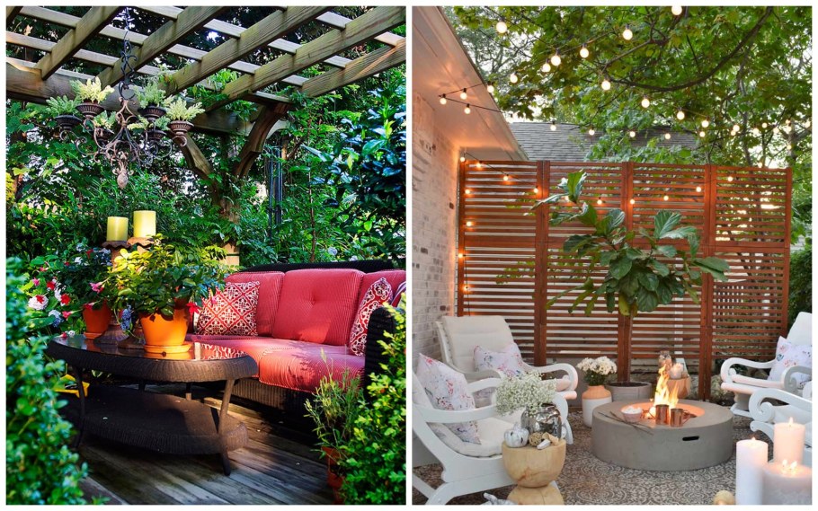 Уютная беседка на даче