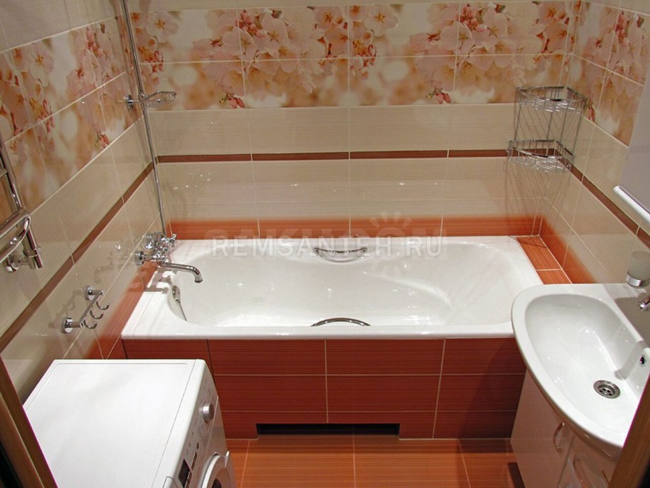 Ванна под ключ 1.7 на 3