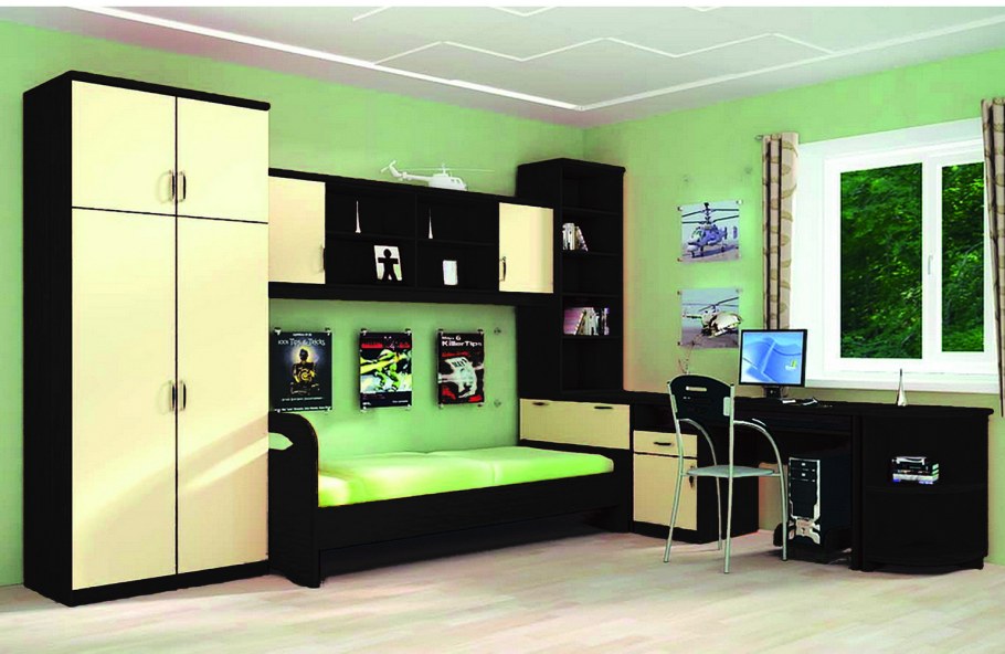 Стенка в детскую комнату для подростков