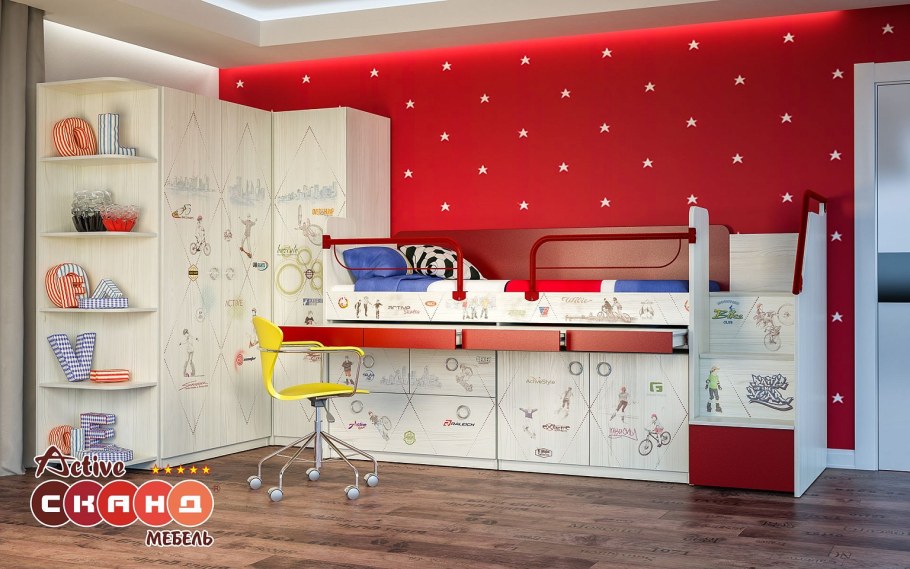 Актив детская мебель Сканд