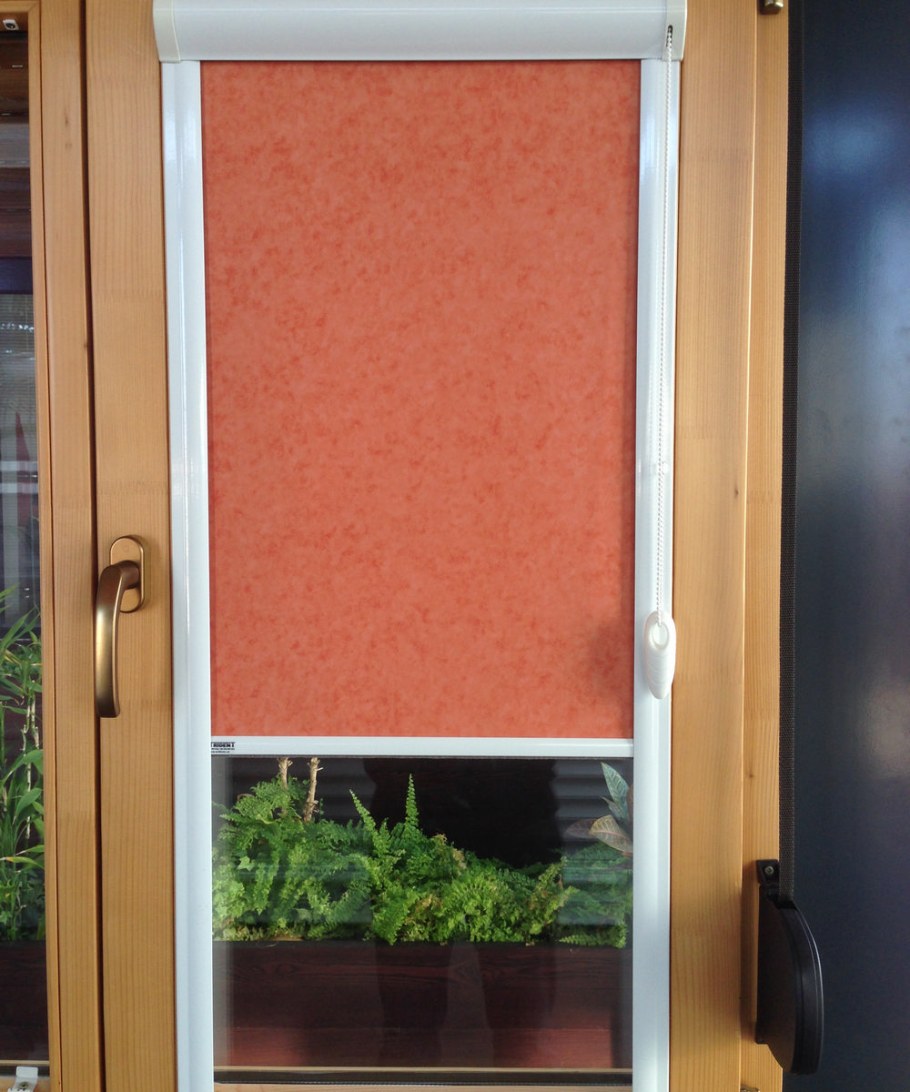 Рулонные шторы на дверь