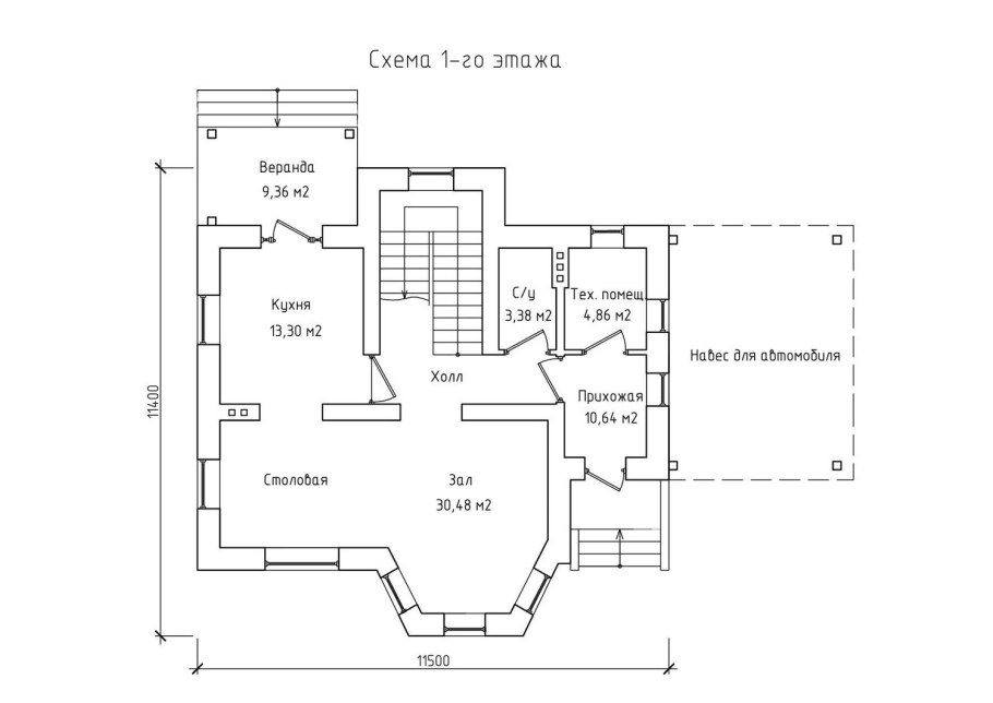 Схема этажа