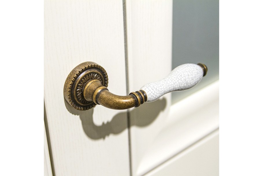 Palidore 501ncwpc белый хром дверная ручка