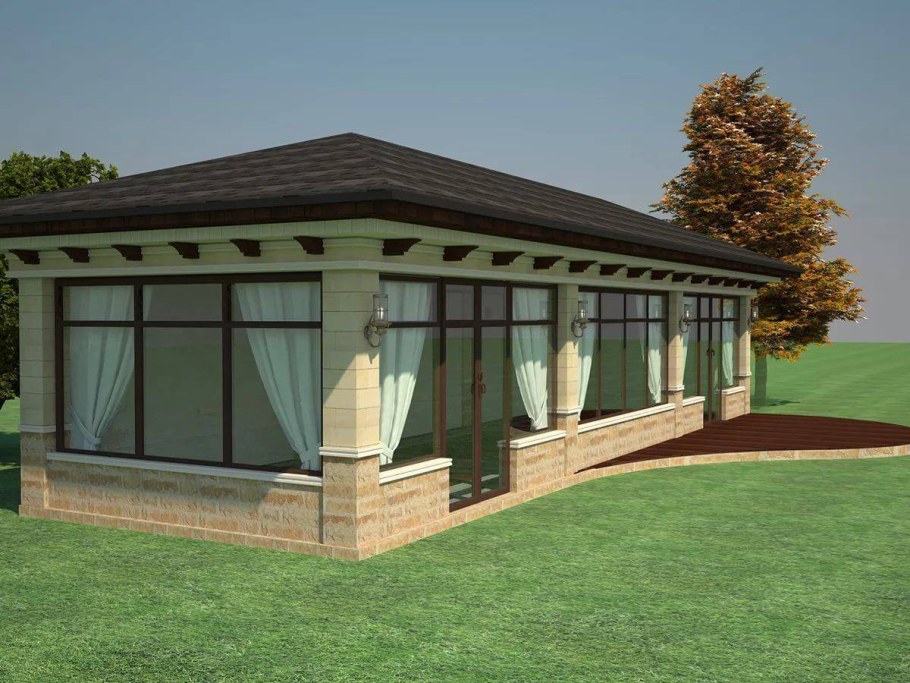 Терем беседки застекленные