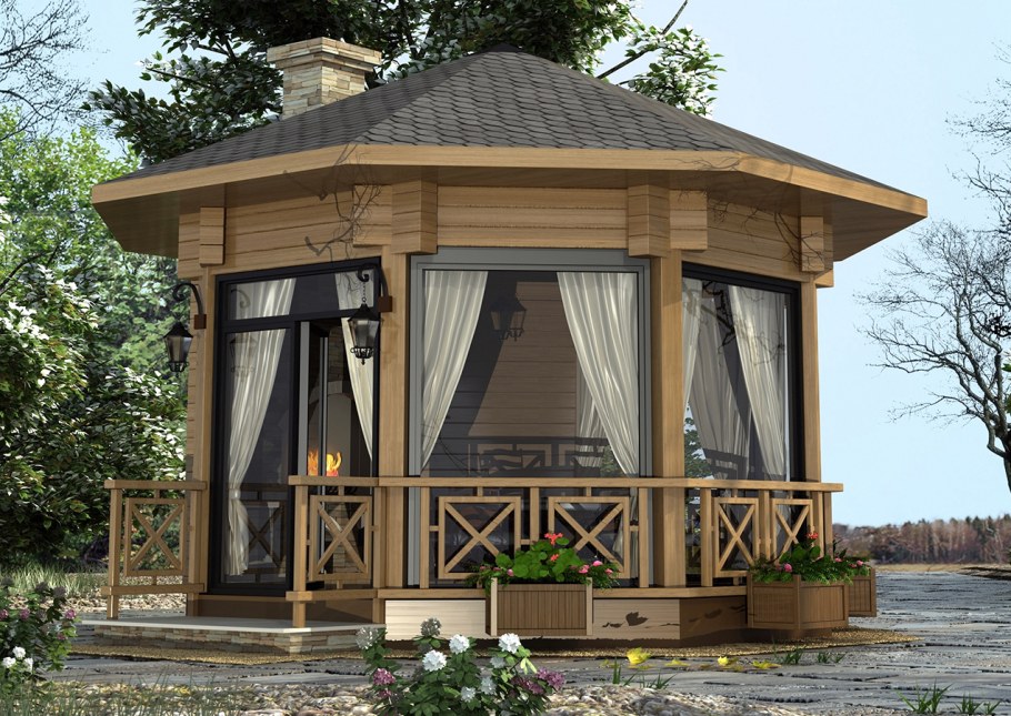 Безрамное остекление фахверка