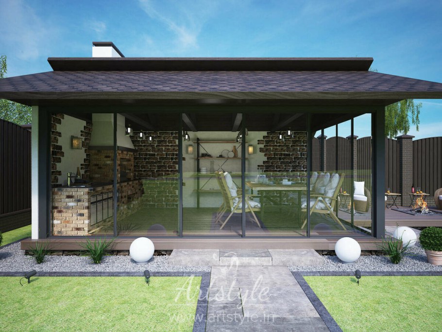 Проекты беседок в скетчап