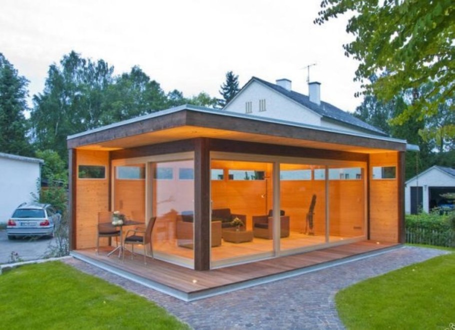 Тепла беседка с мангалом