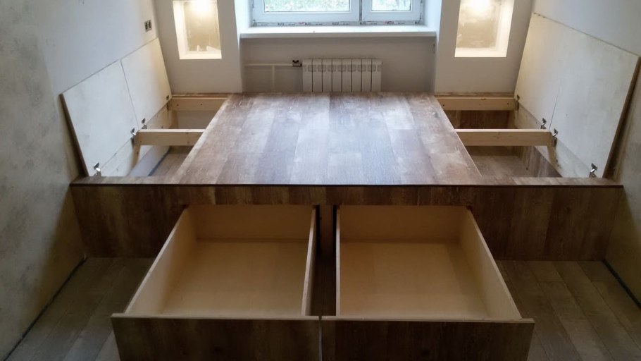 Каркас подиума с выкатной кроватью