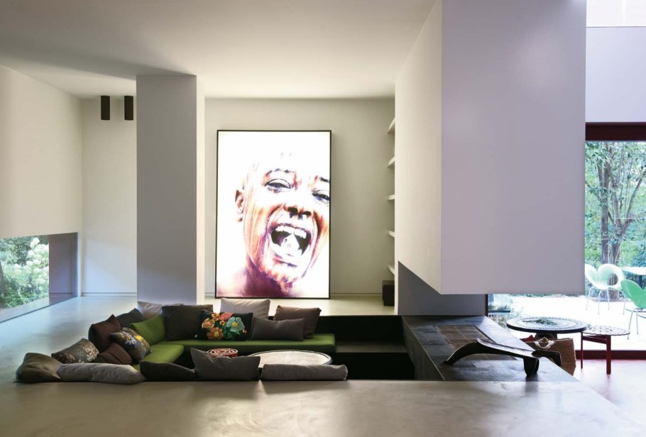 Гостиная в углублении