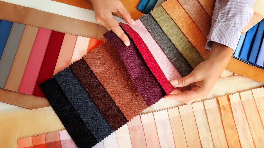 Отделка ткани