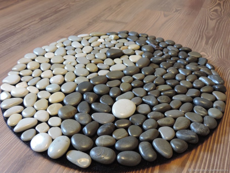 Мрамор галтованный белый